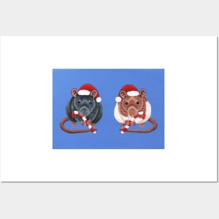 Festive Rats Posters and Art